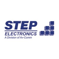 STEP Electronics logo, STEP Electronics contact details