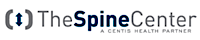 The Spine Center logo, The Spine Center contact details