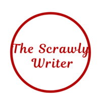 The Scrawly Writer logo, The Scrawly Writer contact details