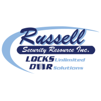 Russell Security Resource Inc. Locks Unlimited logo, Russell Security Resource Inc. Locks Unlimited contact details