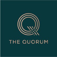 The Quorum logo, The Quorum contact details