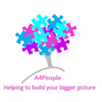 A4People logo, A4People contact details