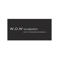 W.O.W localizations logo, W.O.W localizations contact details