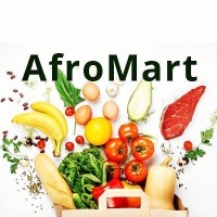 AfroMart logo, AfroMart contact details