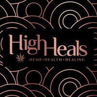 High Heals logo, High Heals contact details