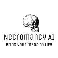 necromancy AI logo, necromancy AI contact details