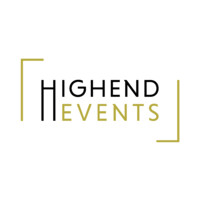 High End Events logo, High End Events contact details