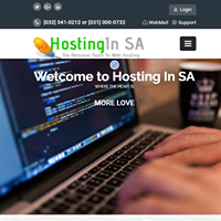 Hosting In SA logo, Hosting In SA contact details