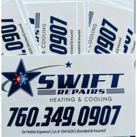 Swift Repairs Heating & Cooling logo, Swift Repairs Heating & Cooling contact details