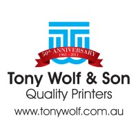 Tony Wolf & Son Quality Printers logo, Tony Wolf & Son Quality Printers contact details