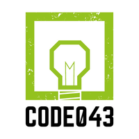 CODE043 logo, CODE043 contact details