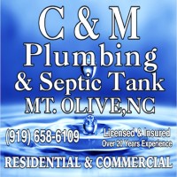 C & M Plumbing and Septic Tanks logo, C & M Plumbing and Septic Tanks contact details