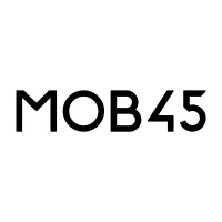 MOB45 logo, MOB45 contact details