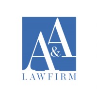 A&A Law Firm logo, A&A Law Firm contact details