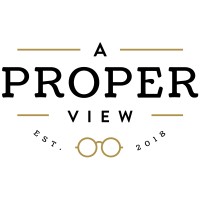 A Proper View logo, A Proper View contact details