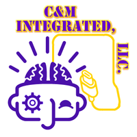 C & M Integrated logo, C & M Integrated contact details