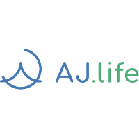 AJ.life logo, AJ.life contact details