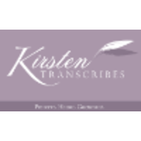 Kirsten Transcribes logo, Kirsten Transcribes contact details