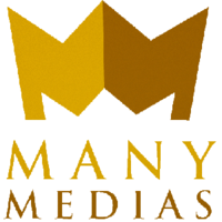 ManyMedias logo, ManyMedias contact details