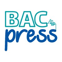 BACpress logo, BACpress contact details