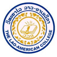 The Lao-American College logo, The Lao-American College contact details