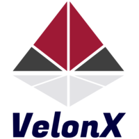 VelonX logo, VelonX contact details