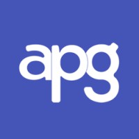 APG logo, APG contact details