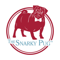 The Snarky Pug logo, The Snarky Pug contact details