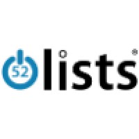 52lists logo, 52lists contact details