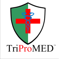 TriproMED logo, TriproMED contact details