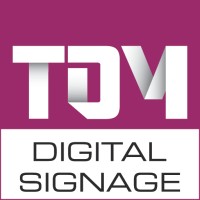 TDM Digital Signage logo, TDM Digital Signage contact details