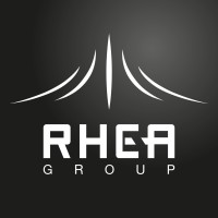 RHEA Group logo, RHEA Group contact details