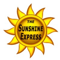 The Sunshine Express logo, The Sunshine Express contact details