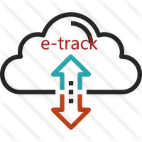 E-Track logo, E-Track contact details