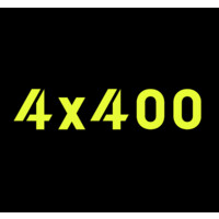 4x400 logo, 4x400 contact details