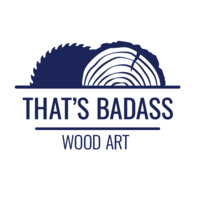 That's Badass Wood Art logo, That's Badass Wood Art contact details