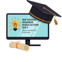 National Higher Education Day logo, National Higher Education Day contact details