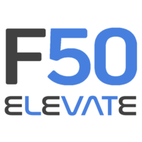 F50 Elevate logo, F50 Elevate contact details