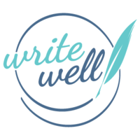 WriteWell logo, WriteWell contact details