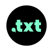 .txt logo, .txt contact details