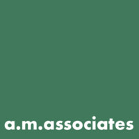 a.m. associates logo, a.m. associates contact details