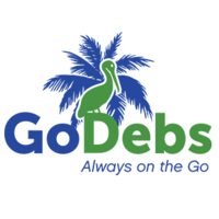 GoDebs logo, GoDebs contact details