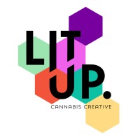 Lit Up Cannabis Creative logo, Lit Up Cannabis Creative contact details