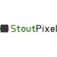 StoutPixel logo, StoutPixel contact details