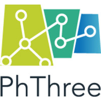 PhThree logo, PhThree contact details