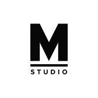 M studio logo, M studio contact details