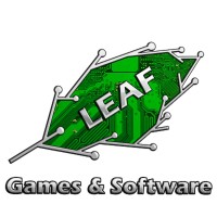 LEAF games & software logo, LEAF games & software contact details