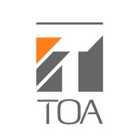 TOA logo, TOA contact details