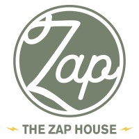 The Zap House logo, The Zap House contact details