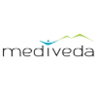 MediVeda logo, MediVeda contact details